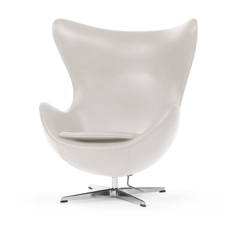 Armlehnstühle Egg stuhl Leder elfenbein - Armlehnstühle von Arne Jacobsen in Bern