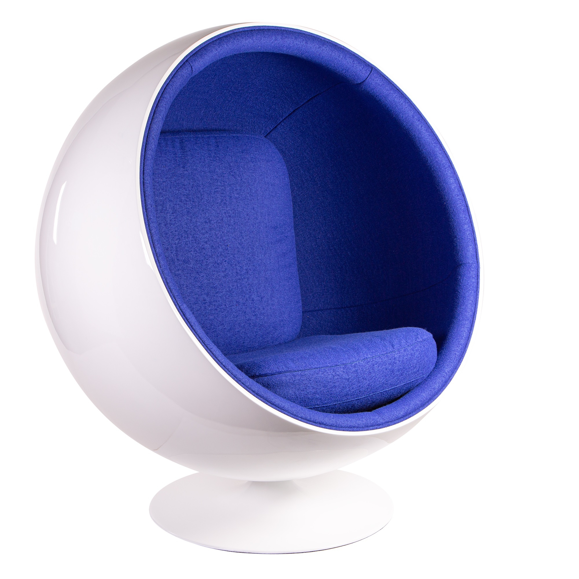 Lounge chair Ball Chair Fibreglass white - lounge chair by Eero Aarnio in Sofia