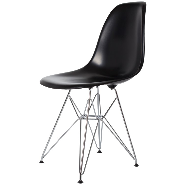 Eetkamerstoel DSR ABS zwart - eetkamerstoel door Charles Eames in Brussel