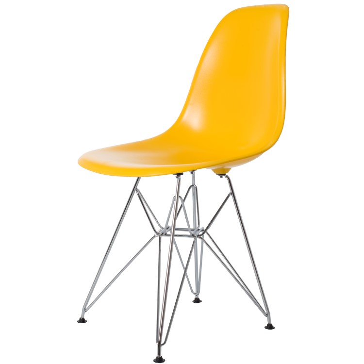 Silla de comedor DSR ABS Amarillo - silla de comedor de Charles Eames en Madrid