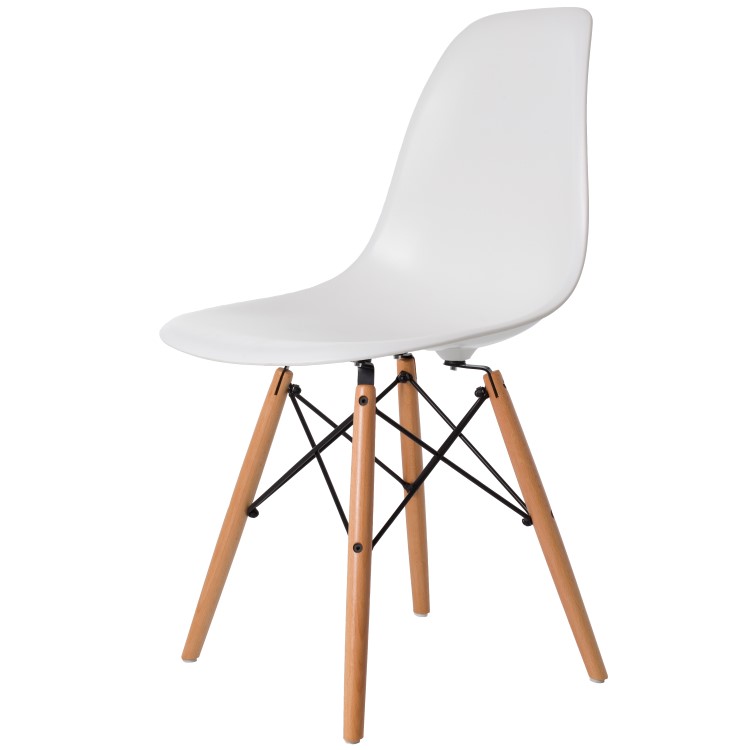 Matsal stol DSW ABS vit - Matsal stol av Charles Eames i Stockholm