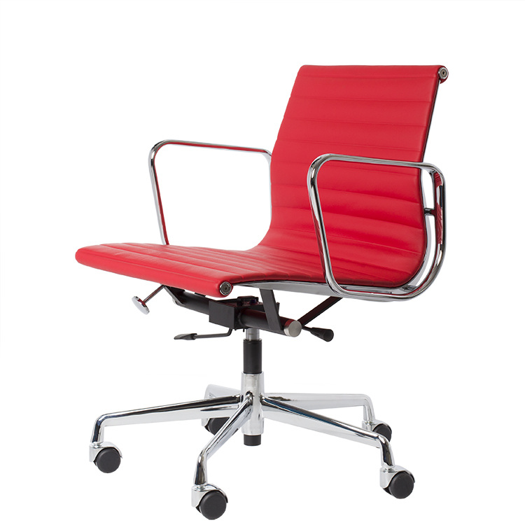 Office chair EA117 Leather red - office chair by Charles Eames in Rīga