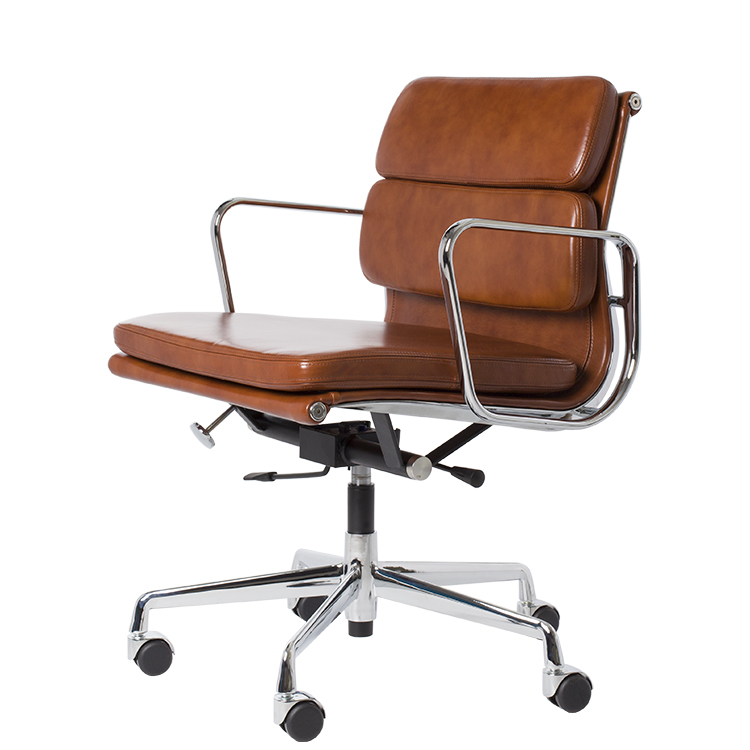 Office chair EA217 Leather antique - office chair by Charles Eames in Monaco