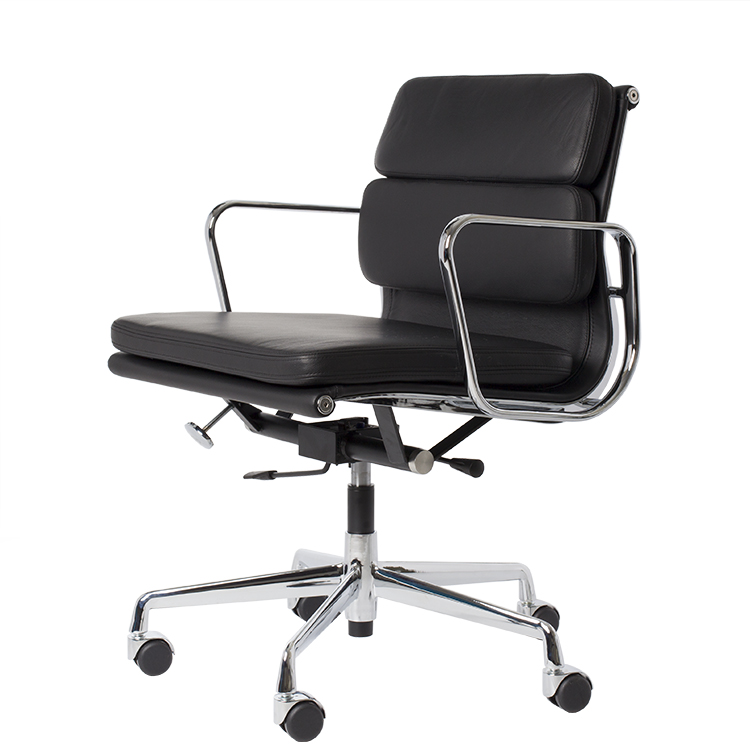 Office chair EA217 Leather black - office chair by Charles Eames in Zagreb