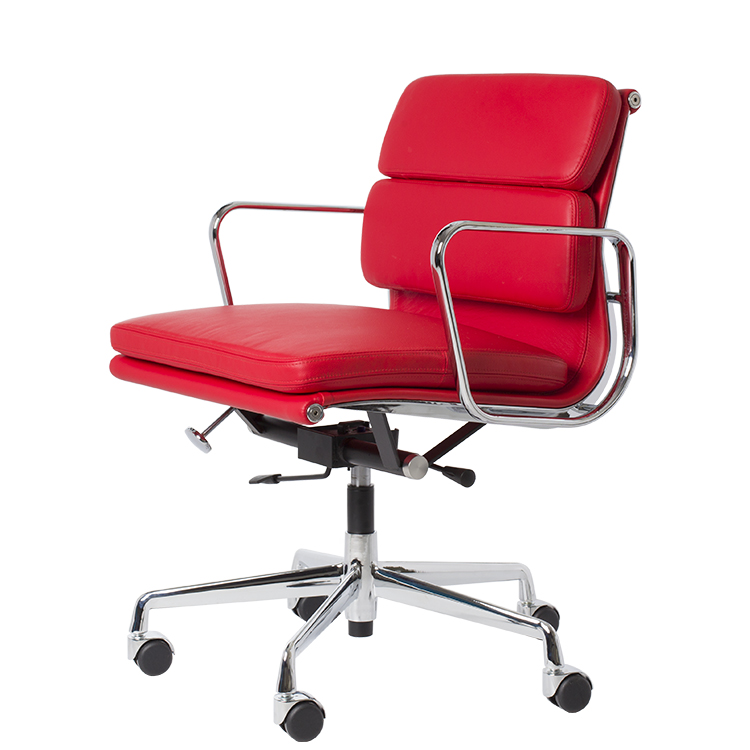 Office chair EA217 Leather red - office chair by Charles Eames in Reykjavík