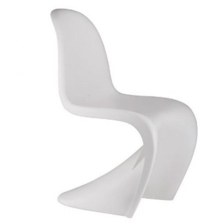 Kinderstoel Panton stoel glanzend wit - kinderstoel door Verner Panton in Brussel
