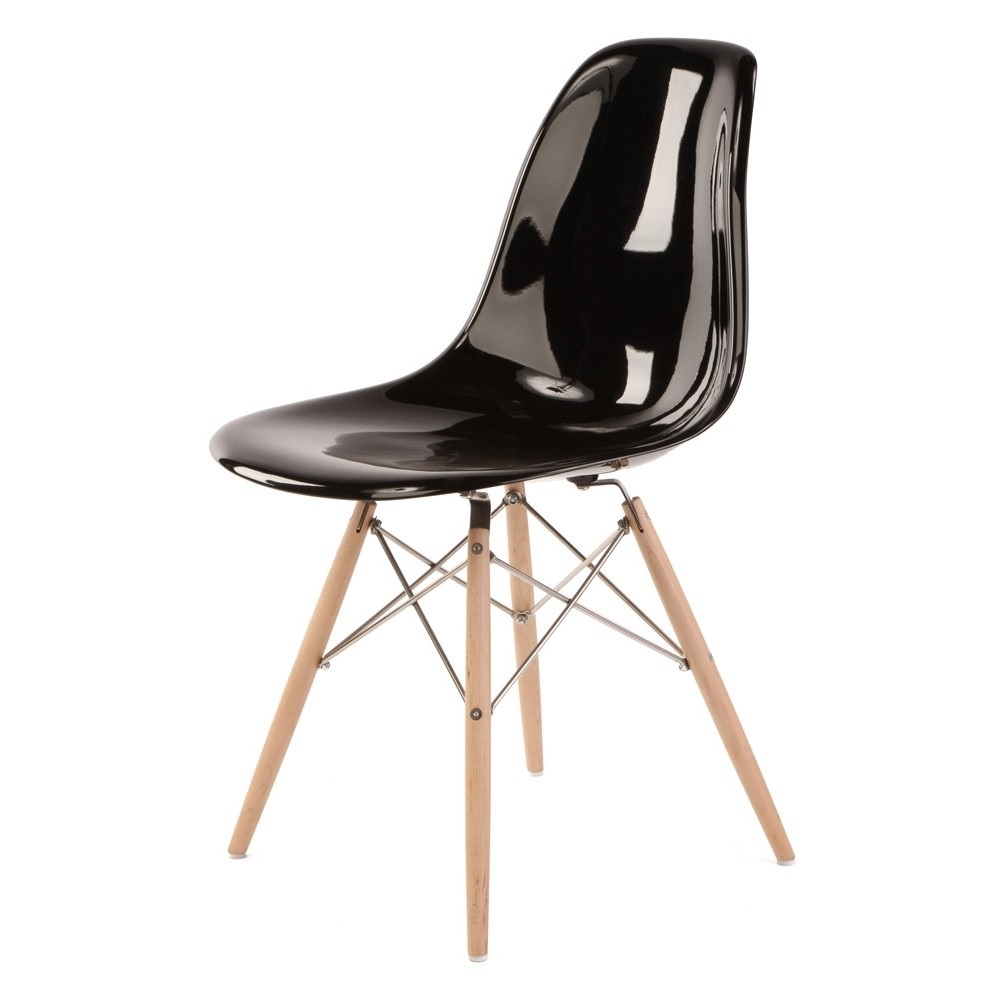 Dining chair DSW Fibreglass black - dining chair by Charles Eames in Budapest