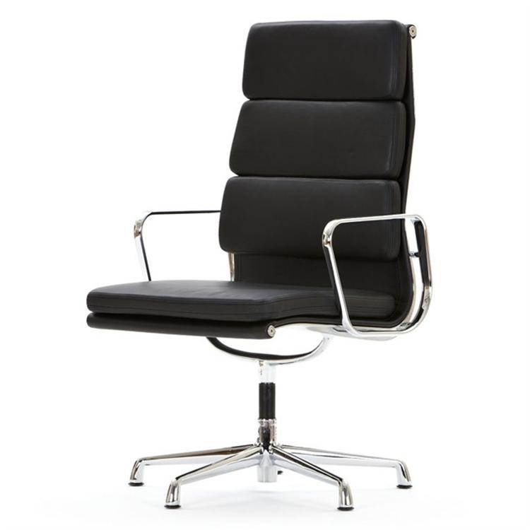 Conference chair EA208 High back black - Conference chair by Charles Eames in Monaco