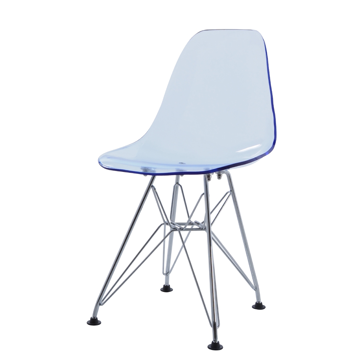 Children's chair DSR Junior transparent blue - children's chair by Charles Eames in Monaco