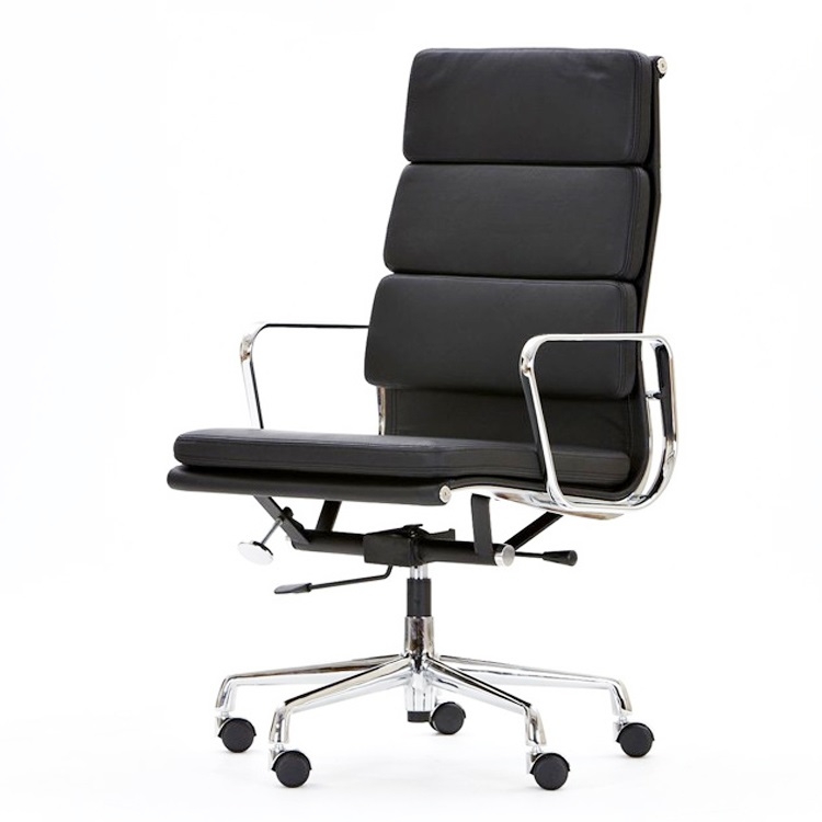 Executive chair EA219 Leather black - Executive chair by Charles Eames in Dublin