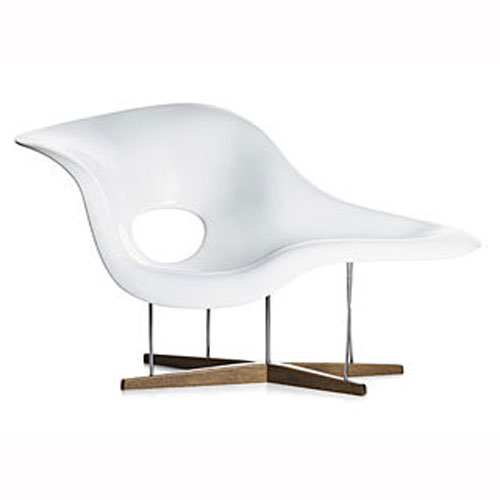 Lounge chair La Chaise chair white - lounge chair by Charles Eames in Budapest