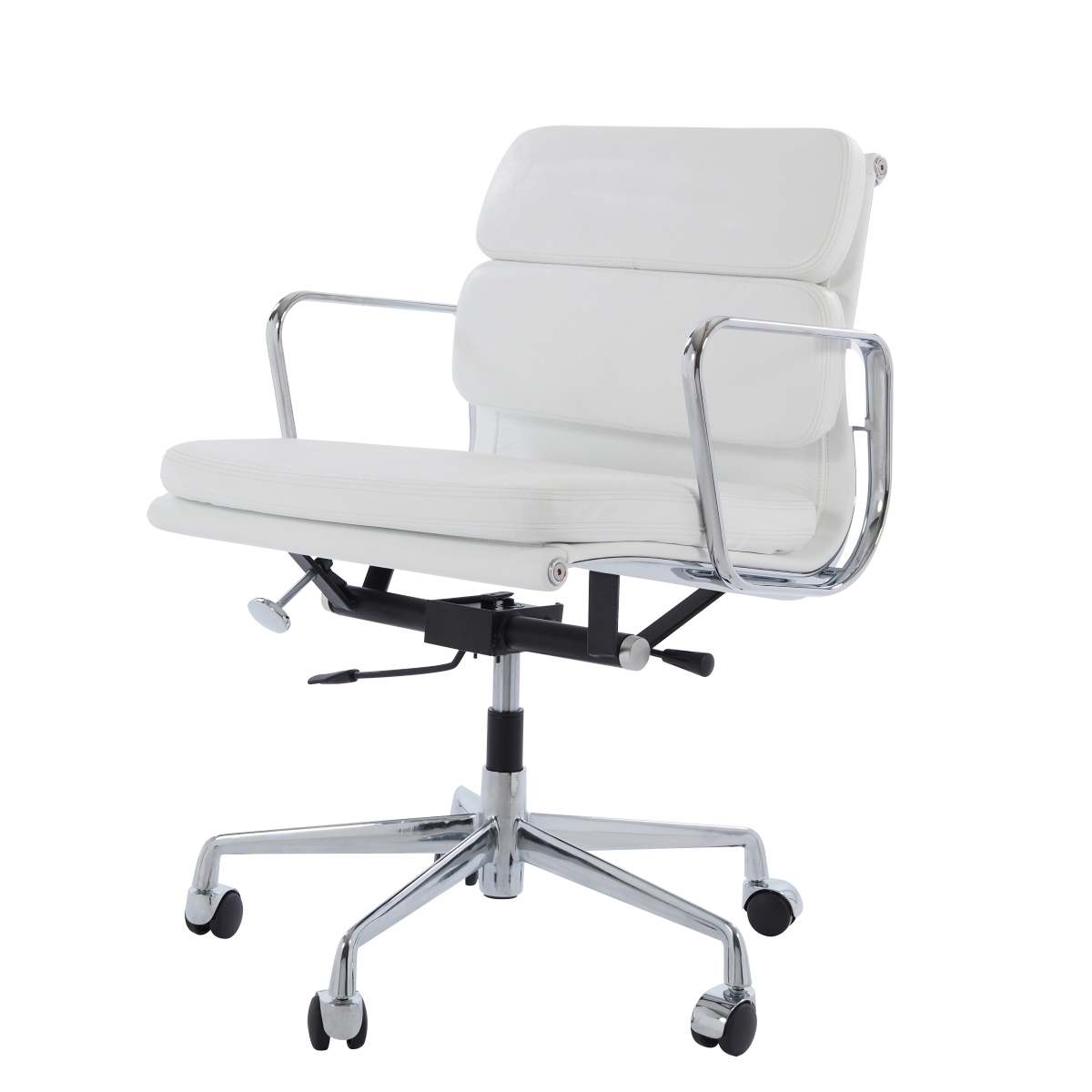 Office chair EA217 Leather white - office chair by Charles Eames in Las Palmas