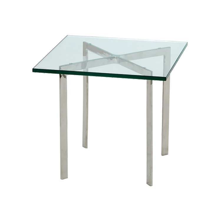 Side table Barcelona Pavillion 50cm transparent - side table by Ludwig Mies vd Rohe in Sofia