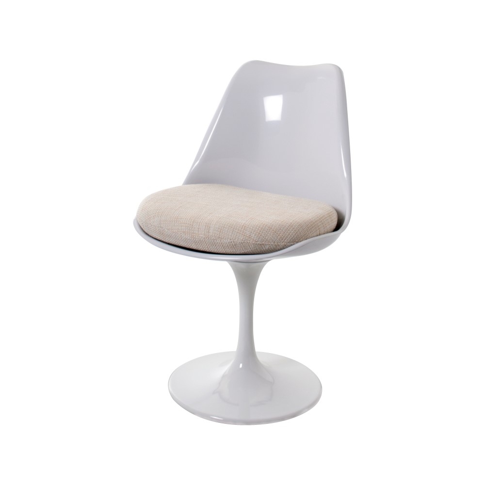 Dining chair Tulip chair No arms white - dining chair by Eero Saarinen in Monaco
