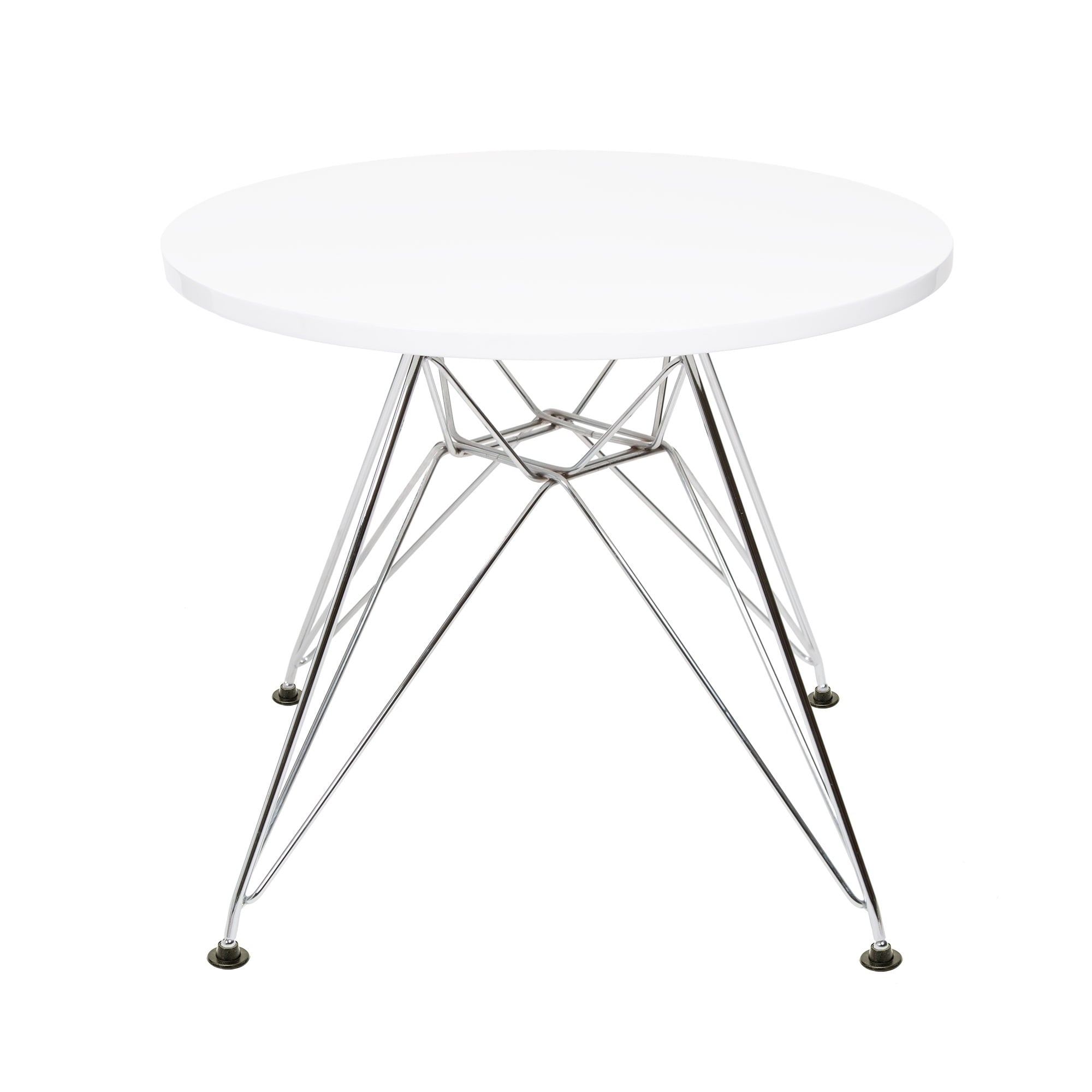 Kindertafel CTR junior rond met actuele Dominidesign prijs op Eames Stoelen