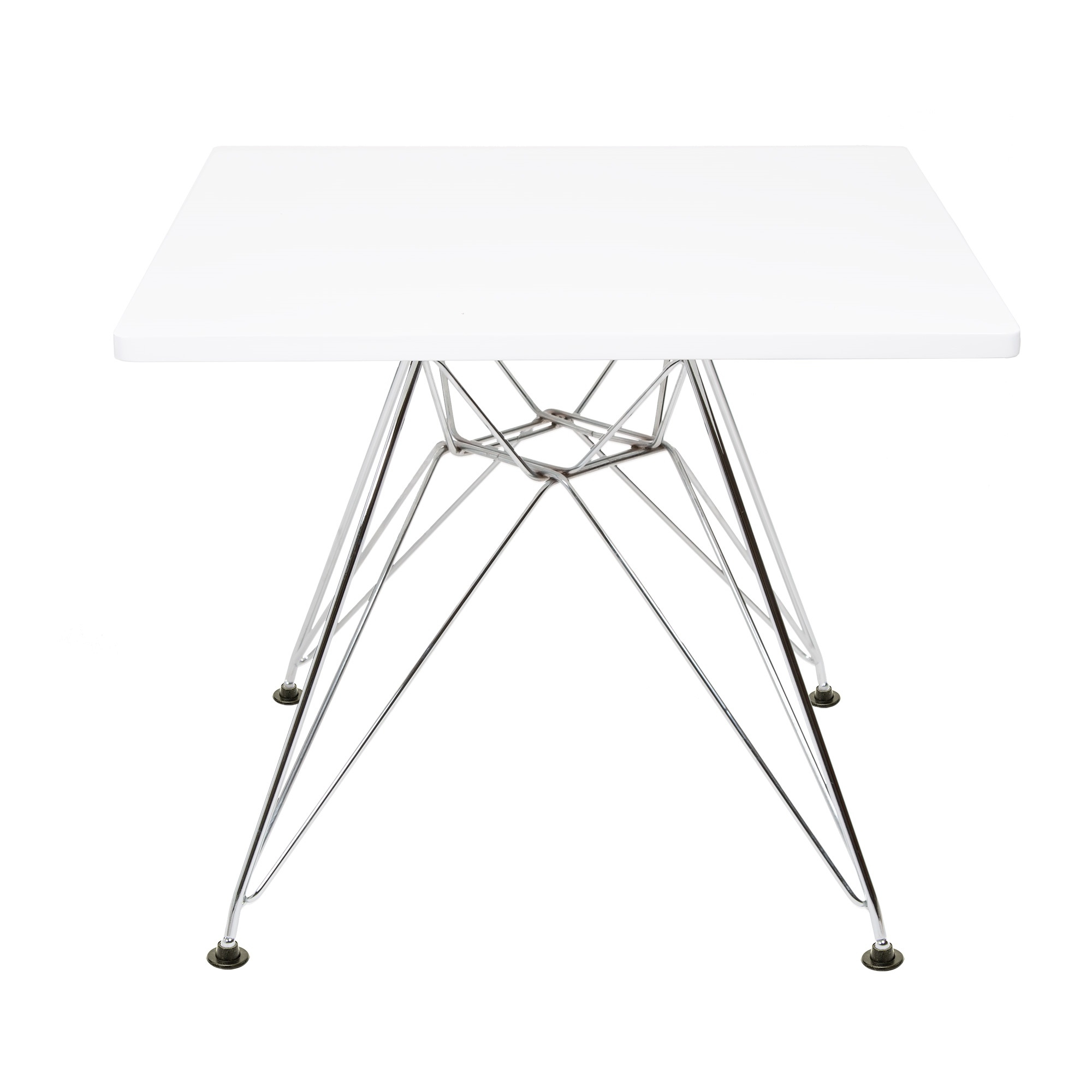 Kindertafel CTR junior vierkant met actuele Dominidesign prijs op Eames Stoelen