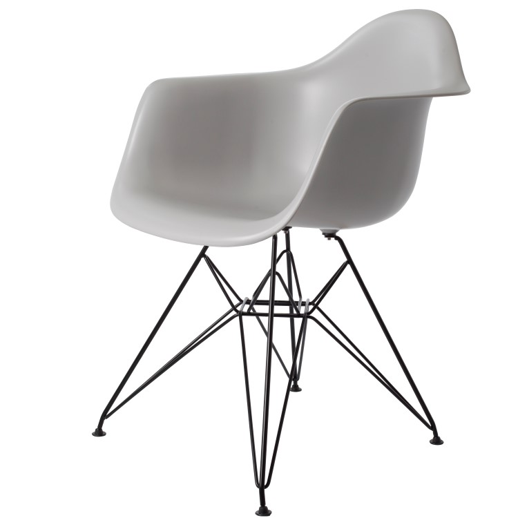 Eetkamerstoel DAR Zwart frame met actuele Dominidesign prijs op Eames Stoelen