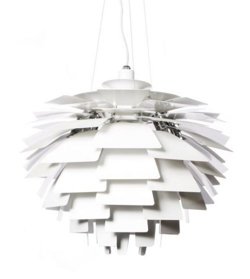 Poul Henningsen Artisjokklampe 72cm hvit