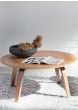 Mesa de centro Eames CTW de roble: decoración elegante