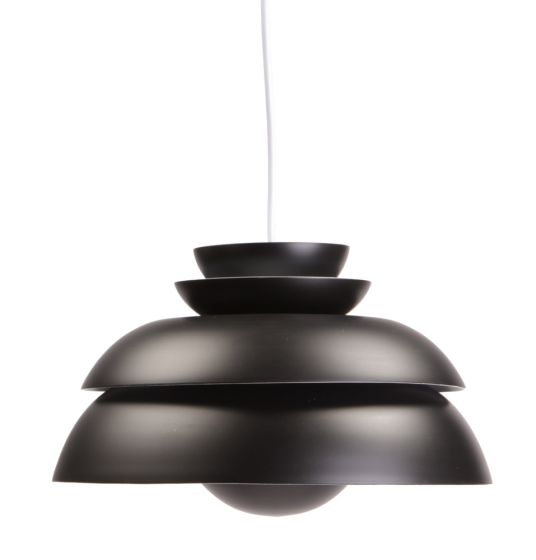 Verner Panton Concert P1 taklampa svart