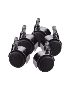 Eames Set Office chair castors | roulettes de chaise de bureau noir