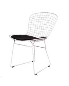Bertoia Bertoia | spisebordsstol Hvid ramme