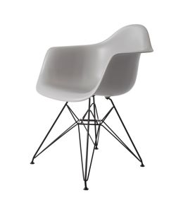 Eames DAR | chaise de salle à manger cadre noir
