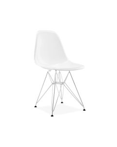 Eames DSR | Matsal stol Glasfiber vit