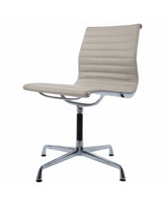 Eames EA105 | président de la conférence Cuir sur patins sans accoudoirs