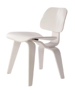 Eames DCW | Matsal stol vit