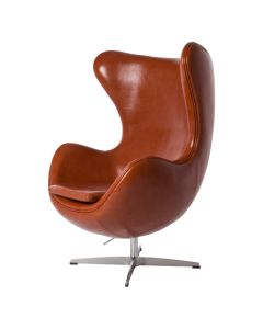 Jacobsen Egg stol | lounge stol lær