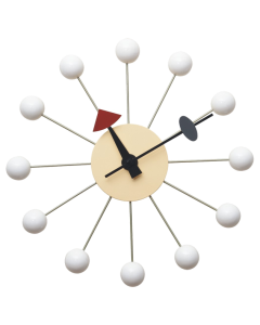Nelson replica Ball horloge | horloge murale blanc
