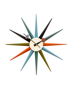 Nelson replica Horloge Starburst | horloge murale multicolore