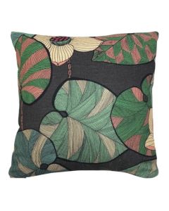 Emmanuel création IDRIS-chocolat | cushion cover excluding filling multicolor