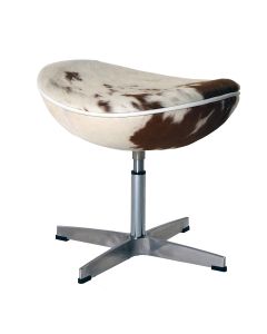 Jacobsen Egg stol | fotskammel Brun / Hvit