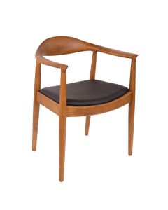 Hans wegner kennedy chair | chaise de salle à manger cuir