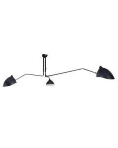 Serge Mouille Contemporary | pendentif 3-bras noir