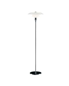 Poul Henningsen DPH 3/2 | lampe à suspension petit Chrome, verre blanc