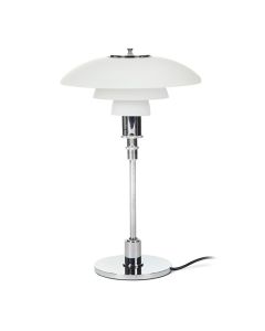 Poul Henningsen DPH 3/2 | lampe de table petit Chrome, verre blanc