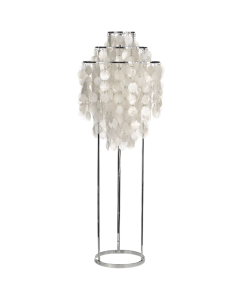 Verner Panton Shell style lamp | Faretto da pavimento Madreperla