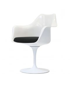 Eero Saarinen Tulip stol | spisestue stol svingbart sete med armlener
