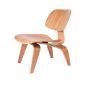 Fauteuil lounge Eames LCW en frêne