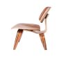 Fauteuil lounge Eames LCW en palissandre - vue de côté