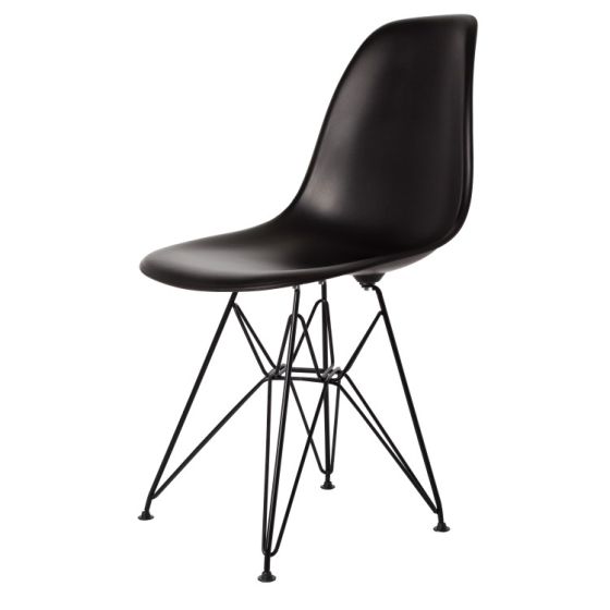 Eames DSR Czarna podstawa PP czarna