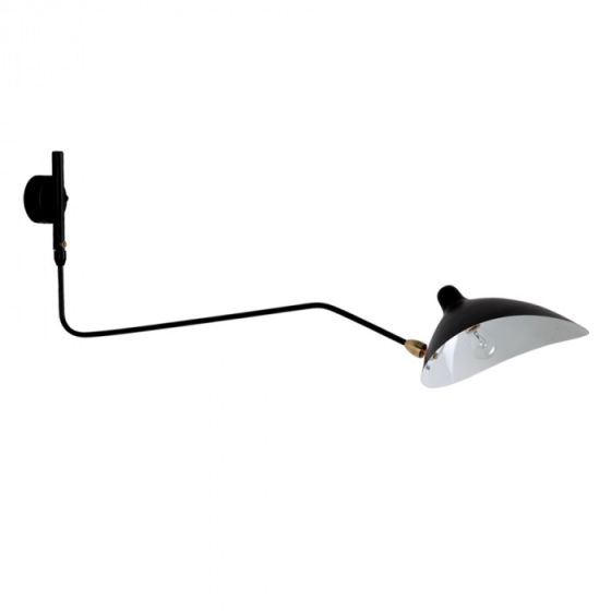 Serge Mouille Contemporary | wandlamp zwart
