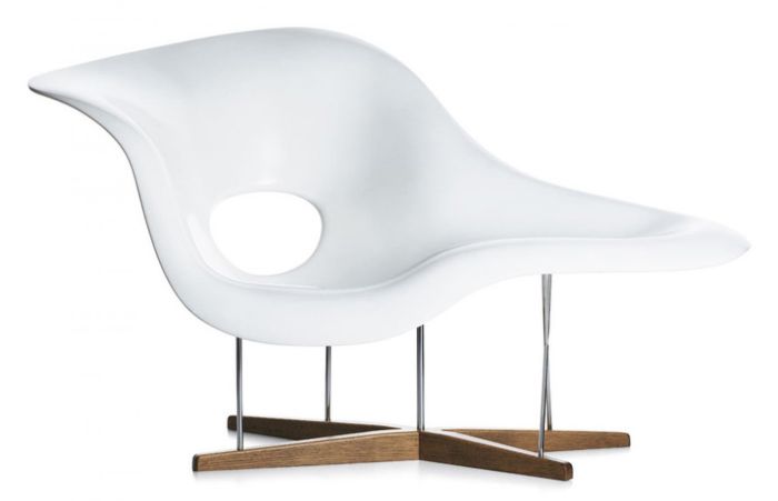 Chaise longue Eames la Chaise blanche