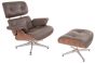 ea670 walnut shell polished base leather grey