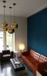 Copper pendant lights - Elegant room setting