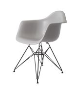 Eames DAR | cadeira de jantar moldura preta
