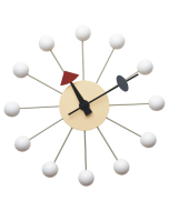 Nelson replica Ball reloj | reloj de pared blanco